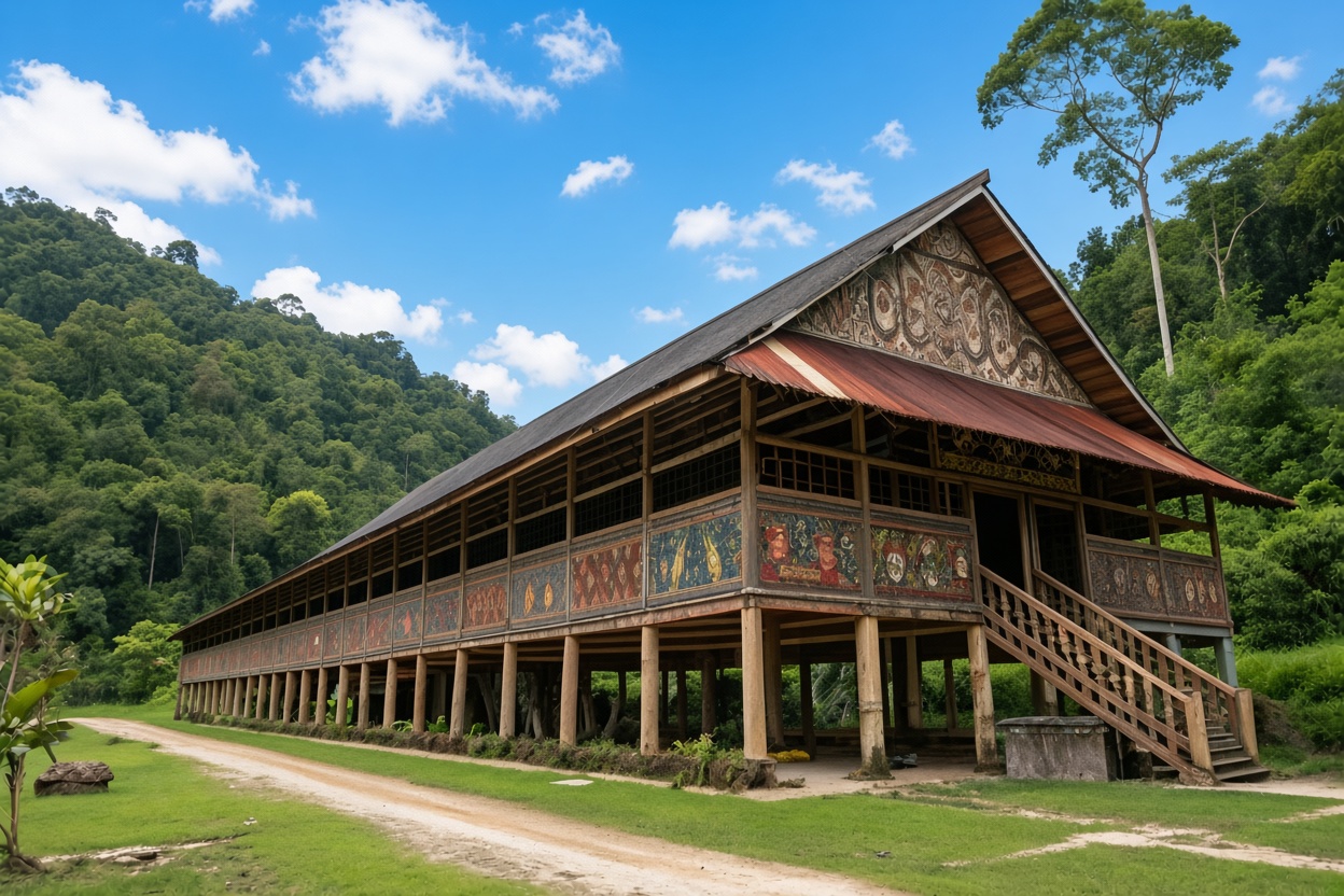 Traditional Longhouse - Sarawak